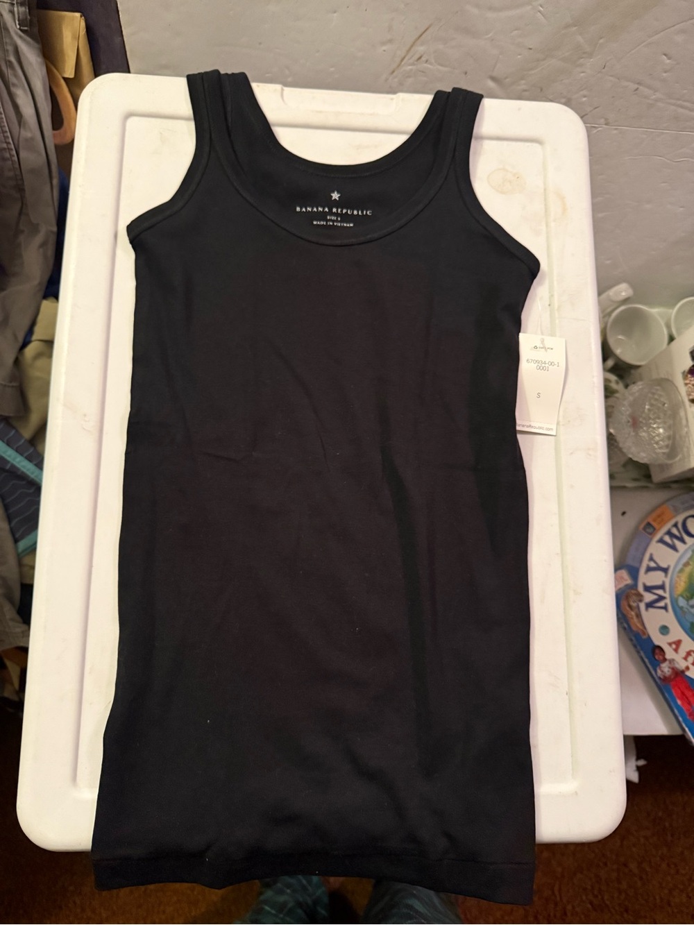 Banana Republic Black Girls' Ribbed Tank